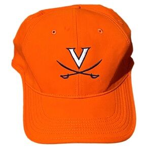 Niki Cap Virginia Cavaliers 90’s Orange Dri-fit Breathable Moisture Wick Hook